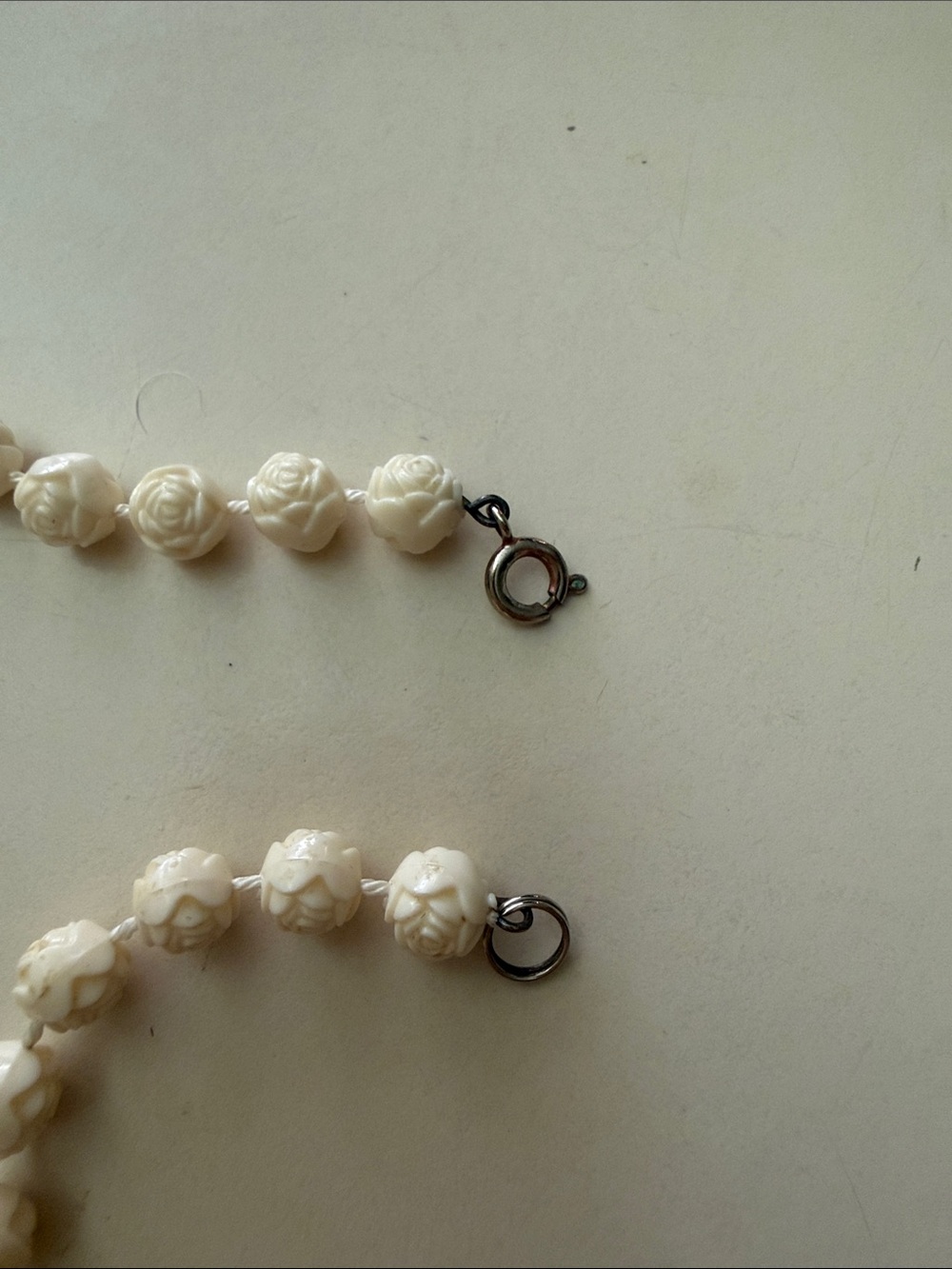 Ivory Elephant Bead Necklace - Picture 4 of 4